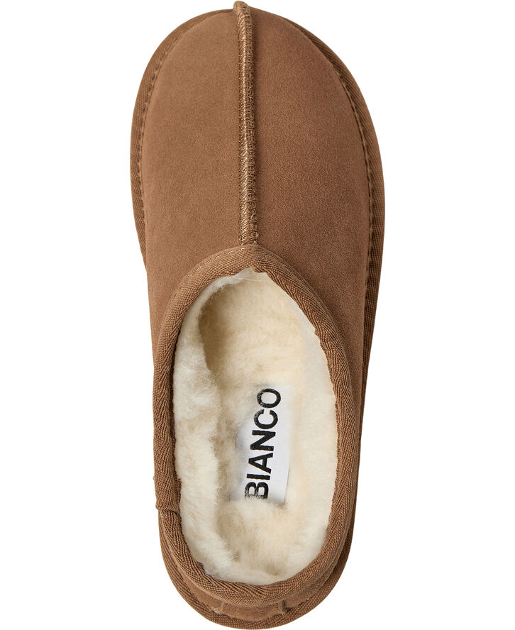 Bianco BIASNOW Slip In Shoe Suede Cognac