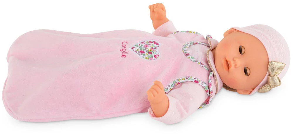 BB30 - TURBULETTE FLEURIE POUR POUPON 30 CM - COROLLE ACCESSOIRES