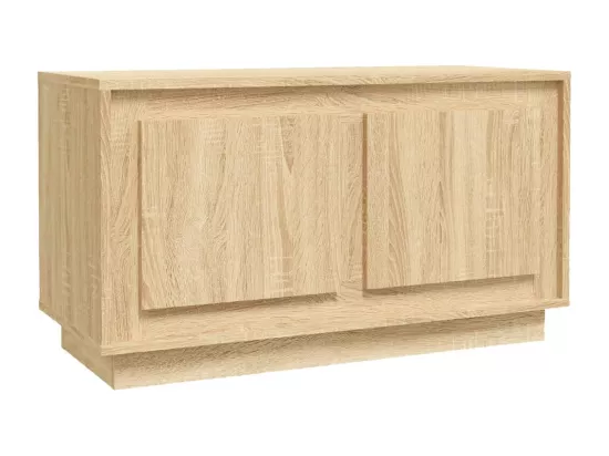 Meuble TV chêne sonoma 80x35x45 cm bois d'ingénierie