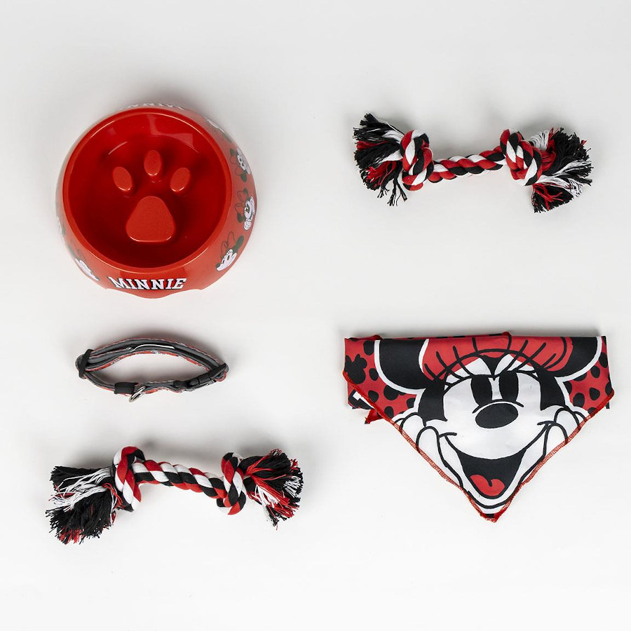 Kit de boas-vindas da Minnie Mouse da Disney para cães