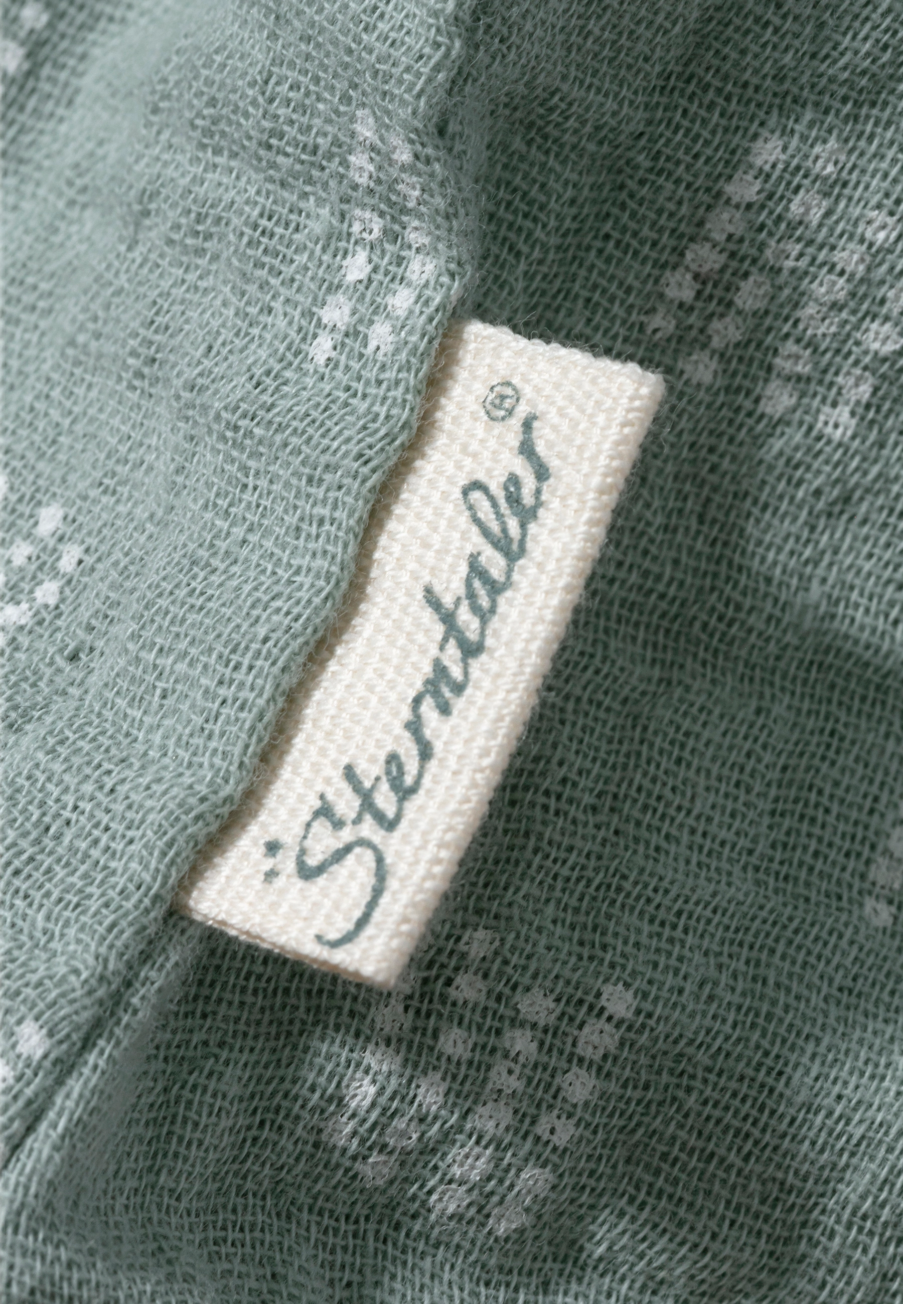 Kurzarm-Spieler PÜNKTCHEN in steingrün