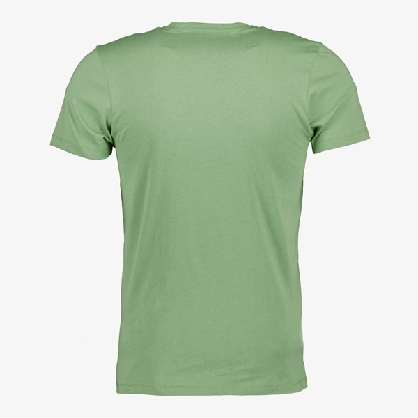 Unsigned heren T-shirt lichtgroen ronde hals