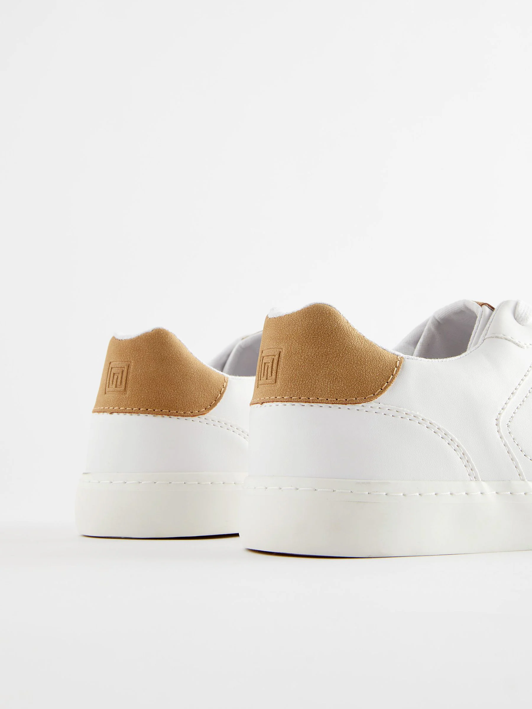 Wit - Lage vetersneakers