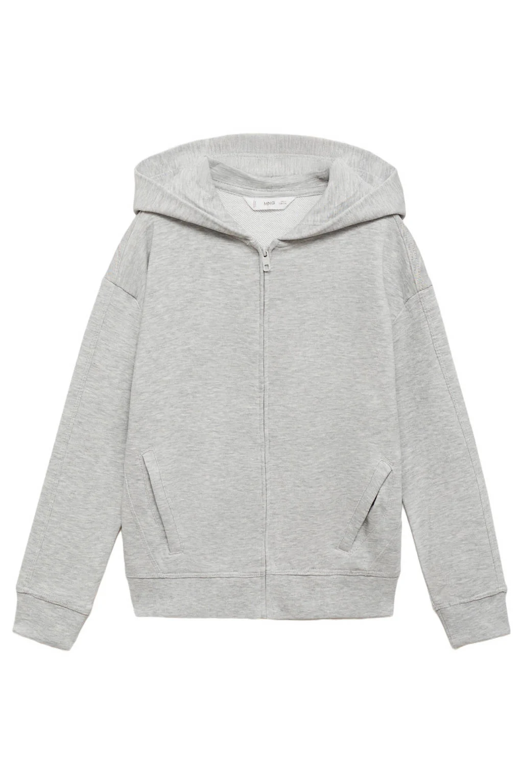 Mango Kids sweatvest grijs