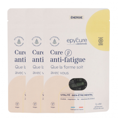 Epycure Laboratoire Cure anti-fatigue 3 mois
