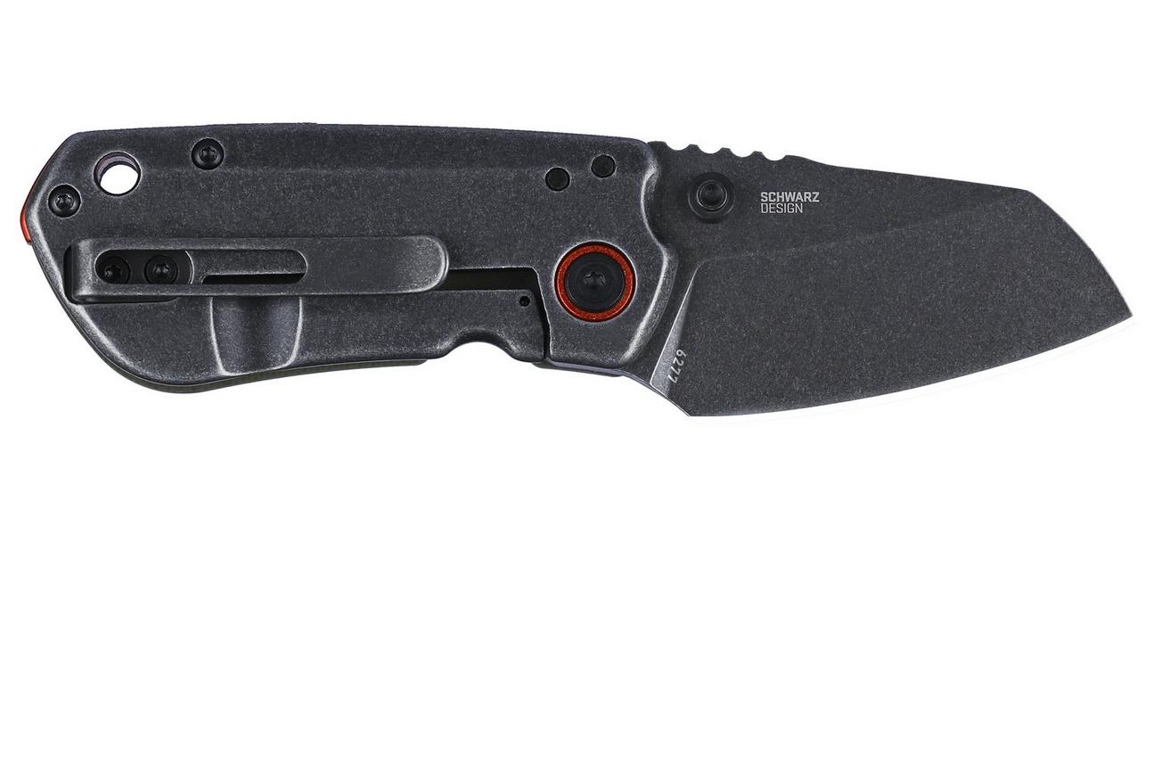 CRKT Overland Compact, OD Green zakmes, T.J. Schwarz design