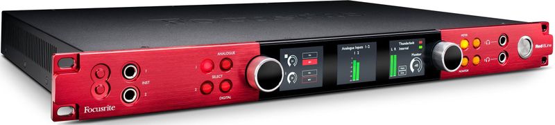 Focusrite - Red 8Line - Audio Interface - 1U Rack - Thunderbolt 3 - Dante Audio-over-IP