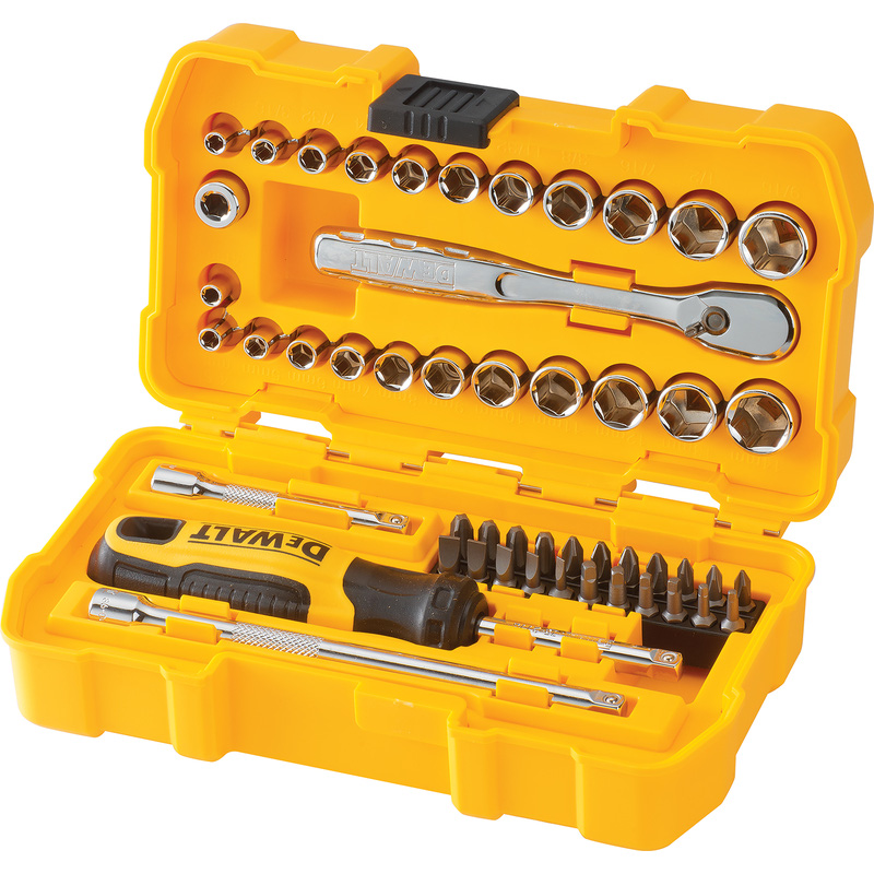 DeWALT 1/4" Dopsleutelset 50 delige Set