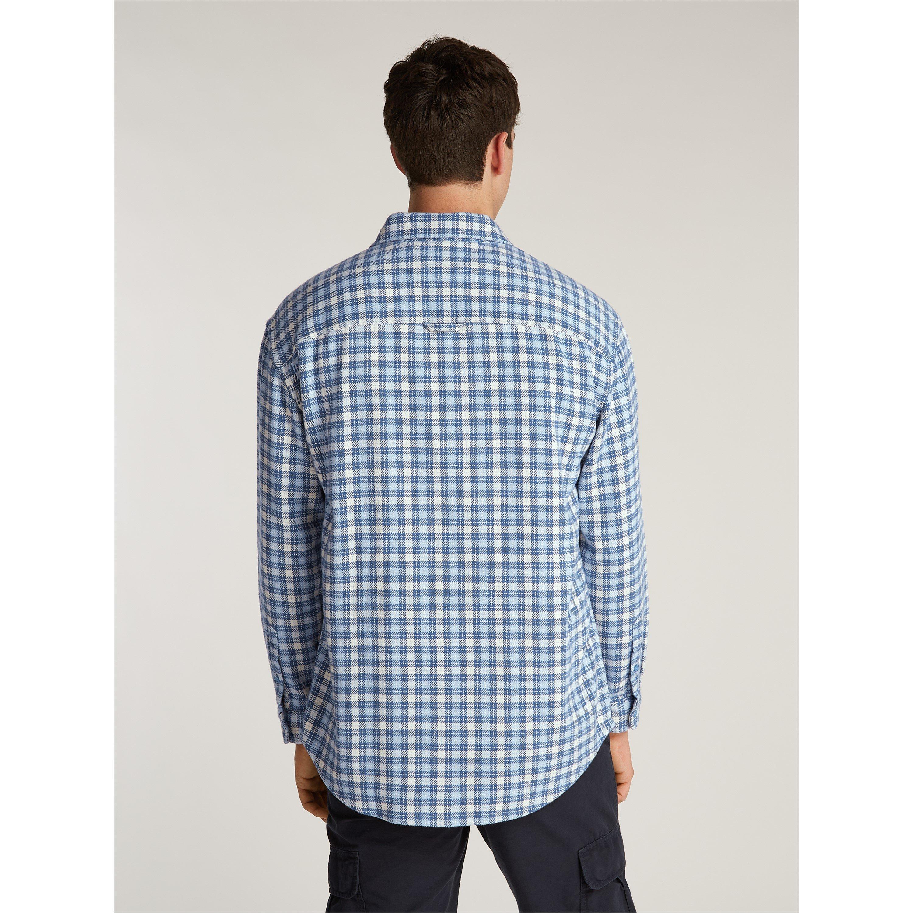 Tommy Jeans TJM BADGE FLANNEL SHIRT EXT