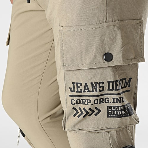Pantalon Cargo Beige