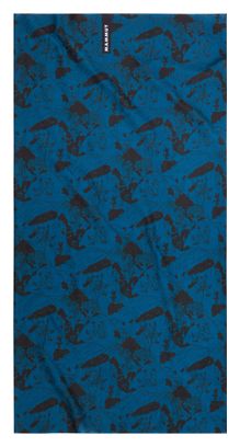 Tour de Cou Unisexe Mammut Neck Gaiter Climbing Scene Bleu