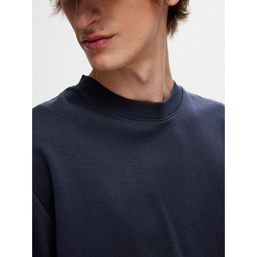 Selected Homme Oscar Loose T-shirt, Sky Captain, XL