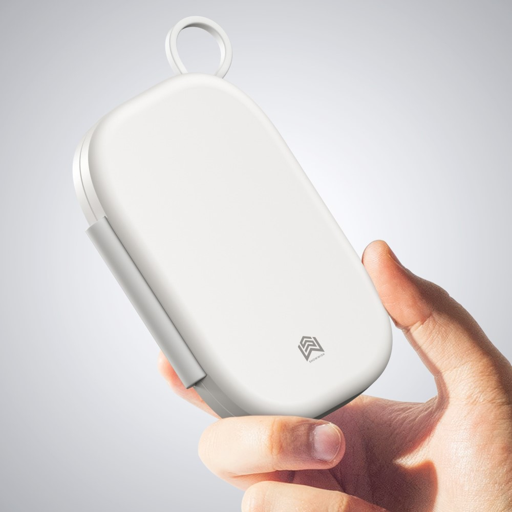 (15W) 3in1 Ladegerät Qi Wireless Charger Faltbarer Ladeständer für Apple Watch / Smartphone / AirPods - Weiss
