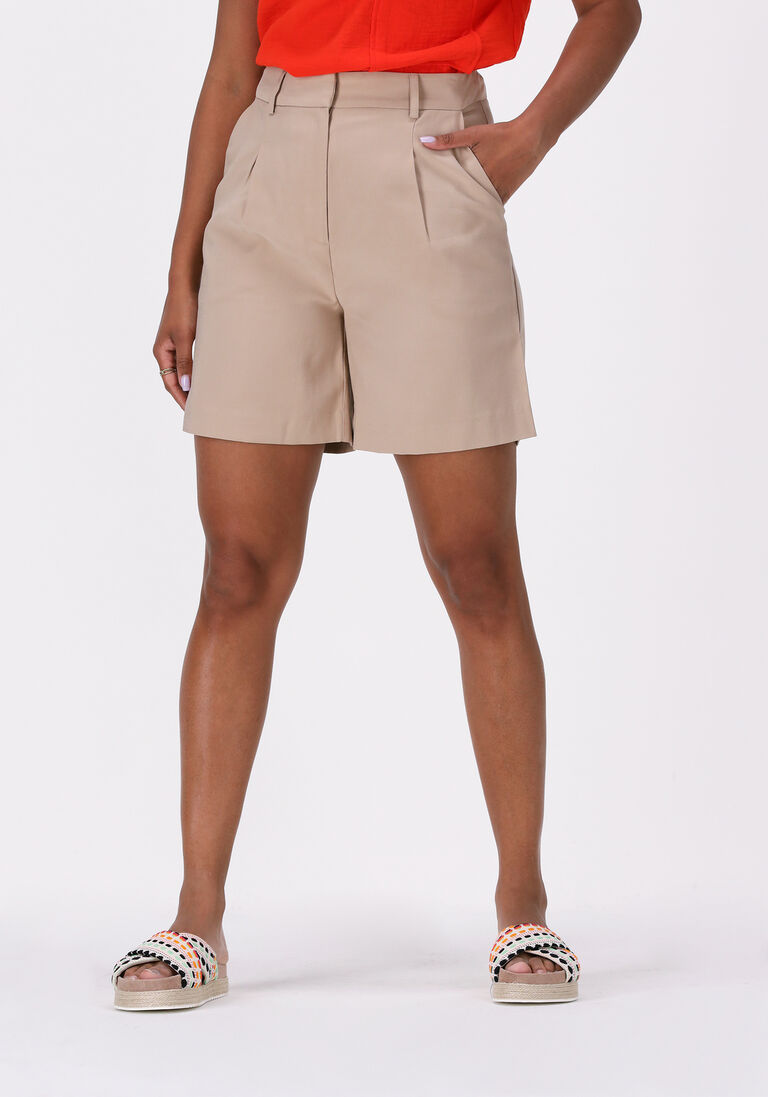 ANOTHER LABEL beige another label shorts cynthia shorts