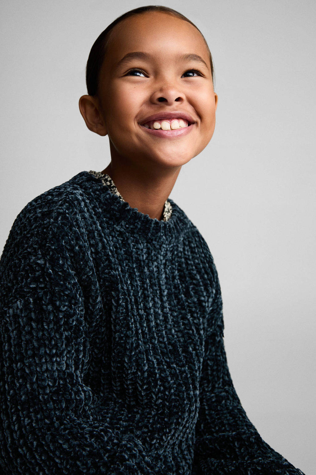 Mango Kids gebreide trui donkergroen