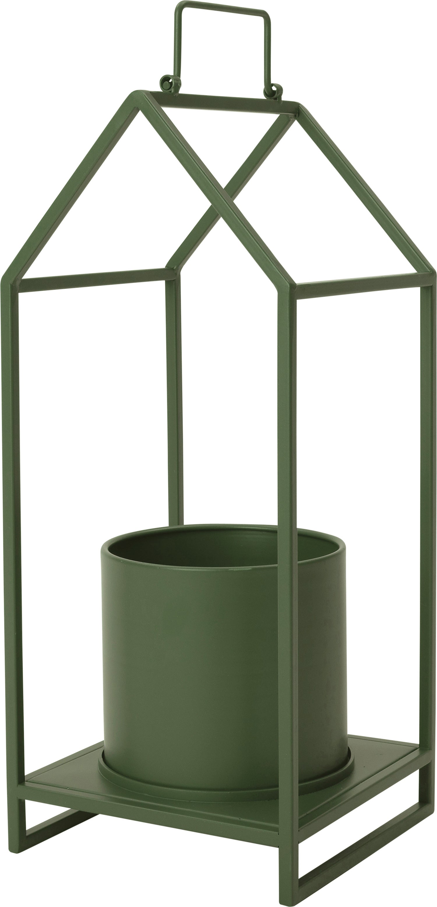 Intratuin plantentafel met pot Sifa groen 21 x 21 x 56 cm