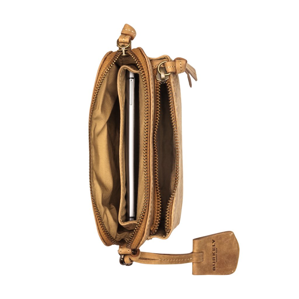 Burkely Flow Fem Mini Bag Lichtbruin