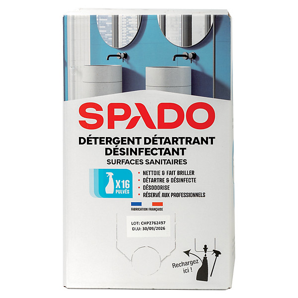 Nettoyant désinfectant sanitaires détartrant Prep Ecocub 10 L