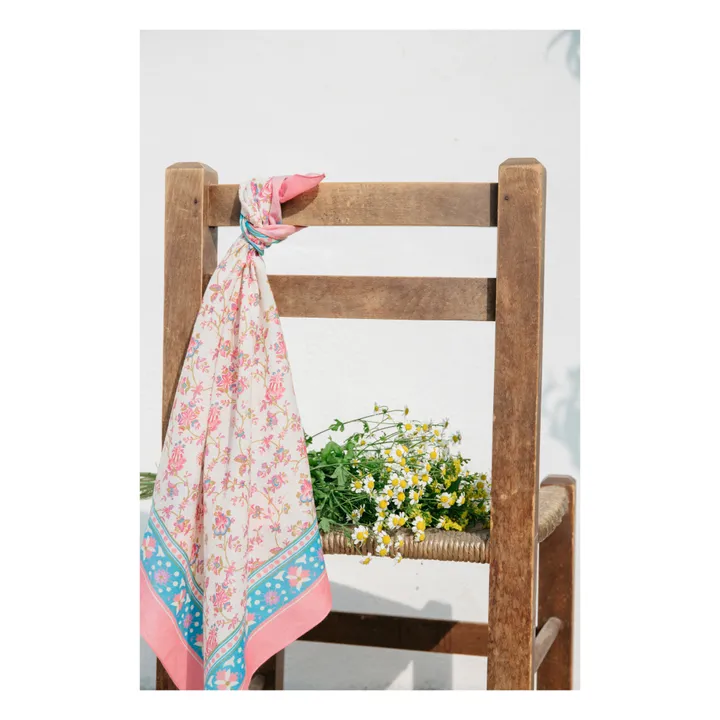 Louise Misha Foulard Capucine Fleuri | Rose