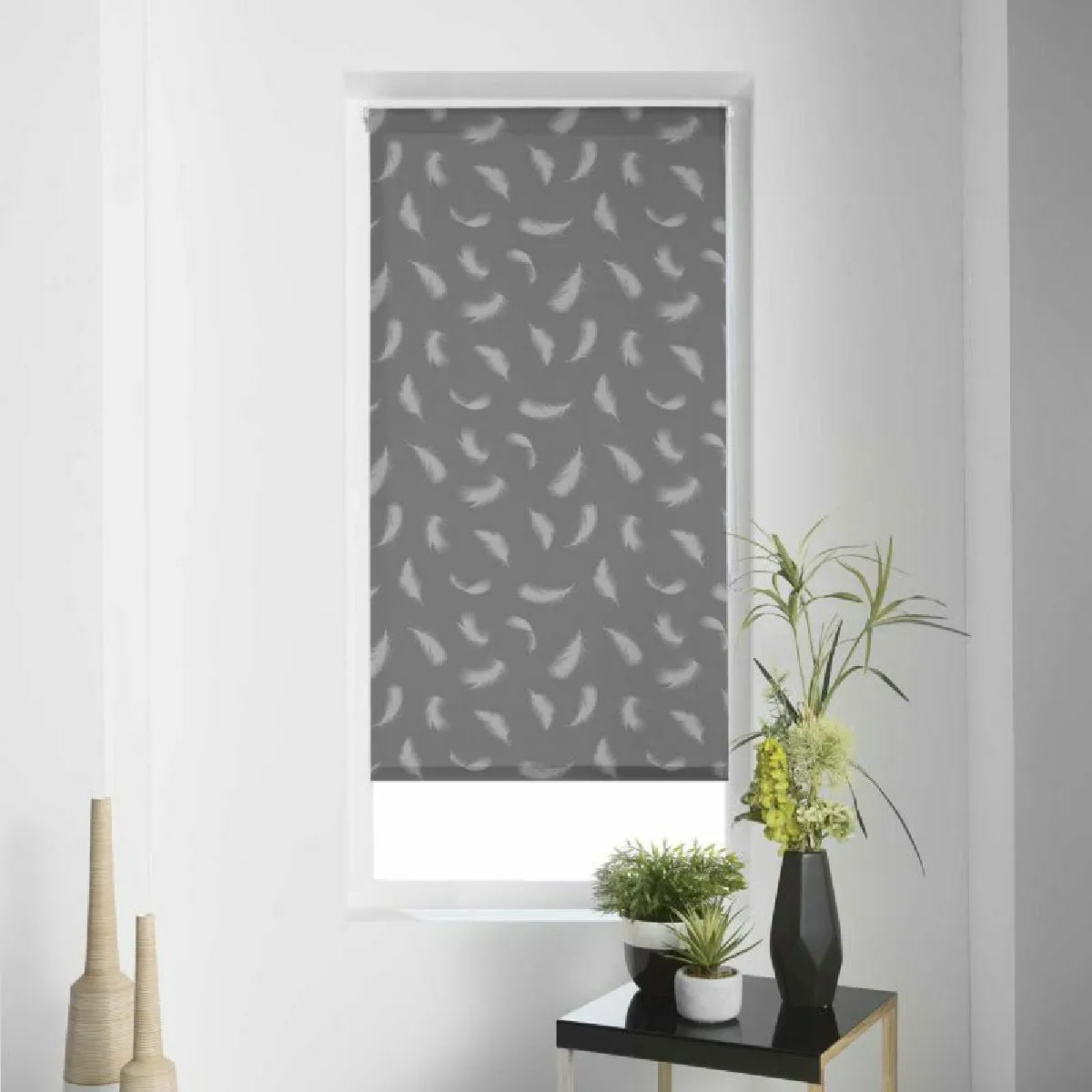 Paris Prix Store Enrouleur Envolea - 120x180cm Gris