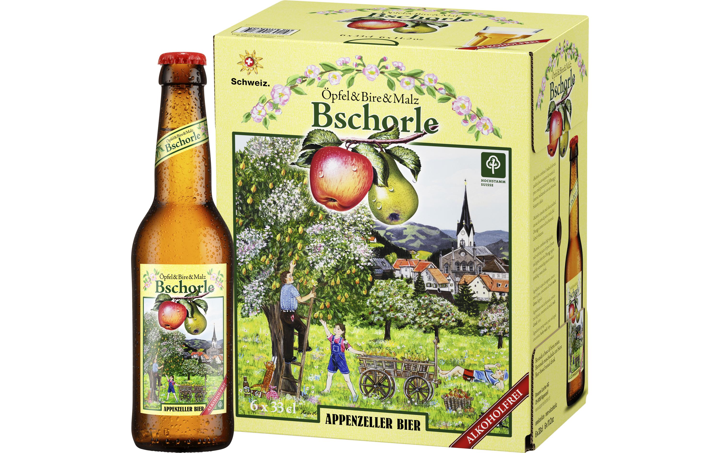 Bier Bschorle alkoholfrei 6 x 0.33 lBiermischgetränk ohne Alkohol aus Apfel, Birne & Malz