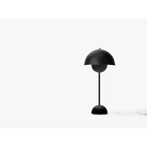 &Tradition Flowerpot VP3 Bordlampe, Mat Sort, Ø23 cm