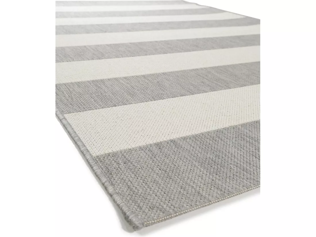 Tapis d'extérieur & intérieur Metro Gris 140x200 cm