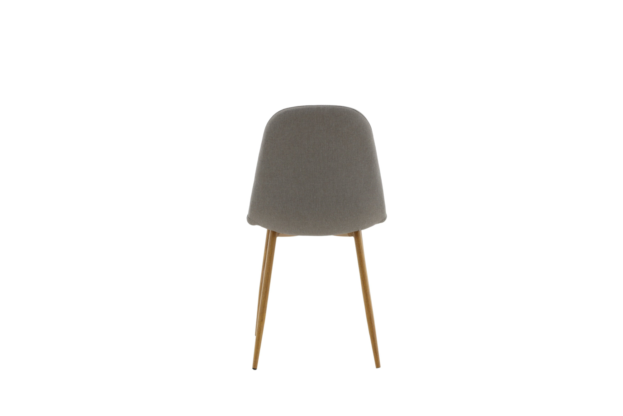 Hakaro Eetkamerstoel - Grijs met houten poten