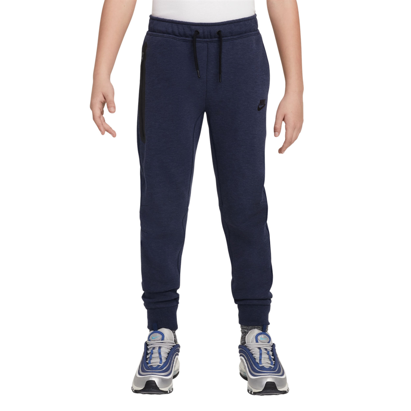 Nike Tech Fleece Sportswear Trainingspak Kids Donkerblauw Zwart
