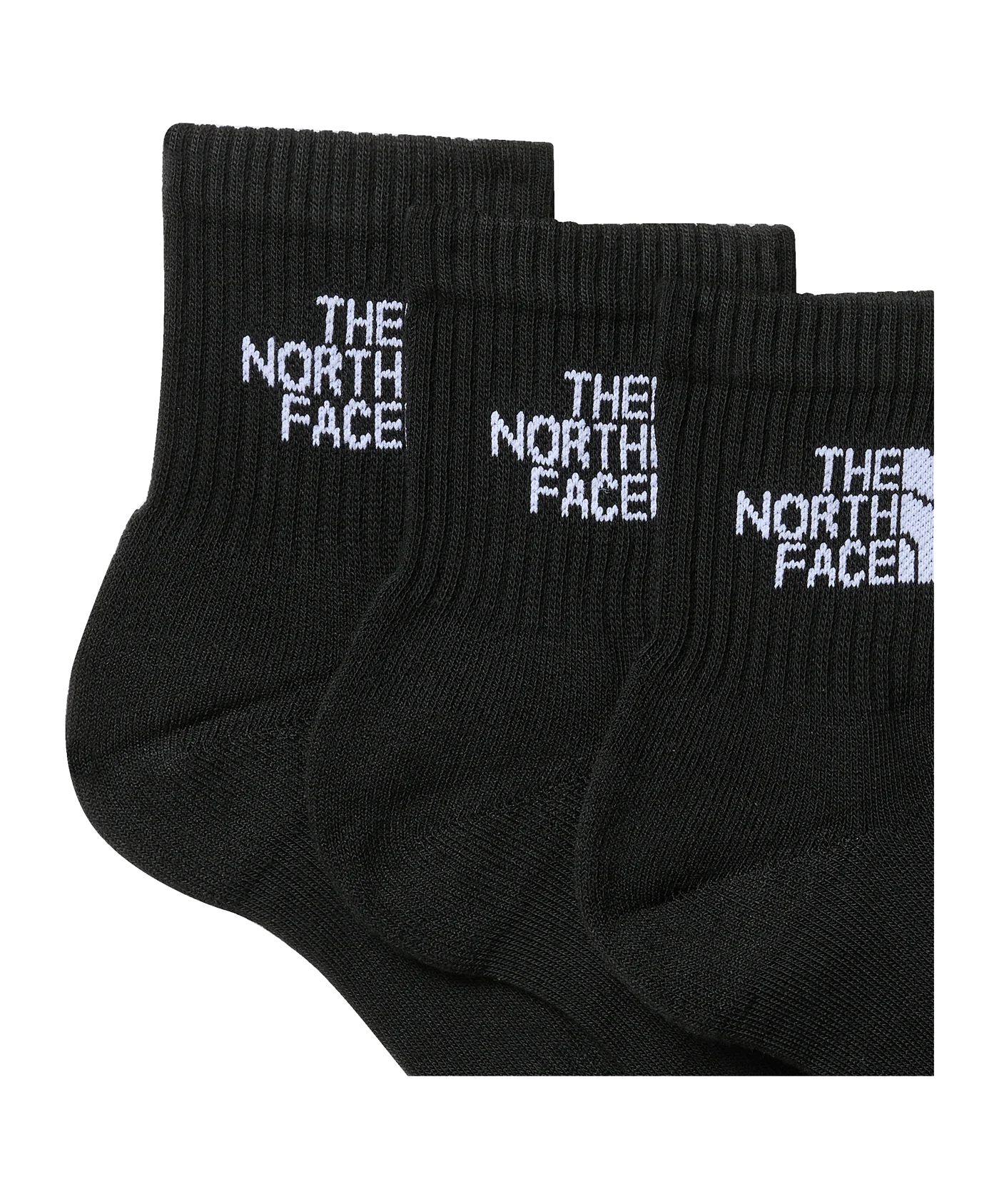 The North Face Multi Sport Cush Quarter Sock 3P Socken Schwarz
