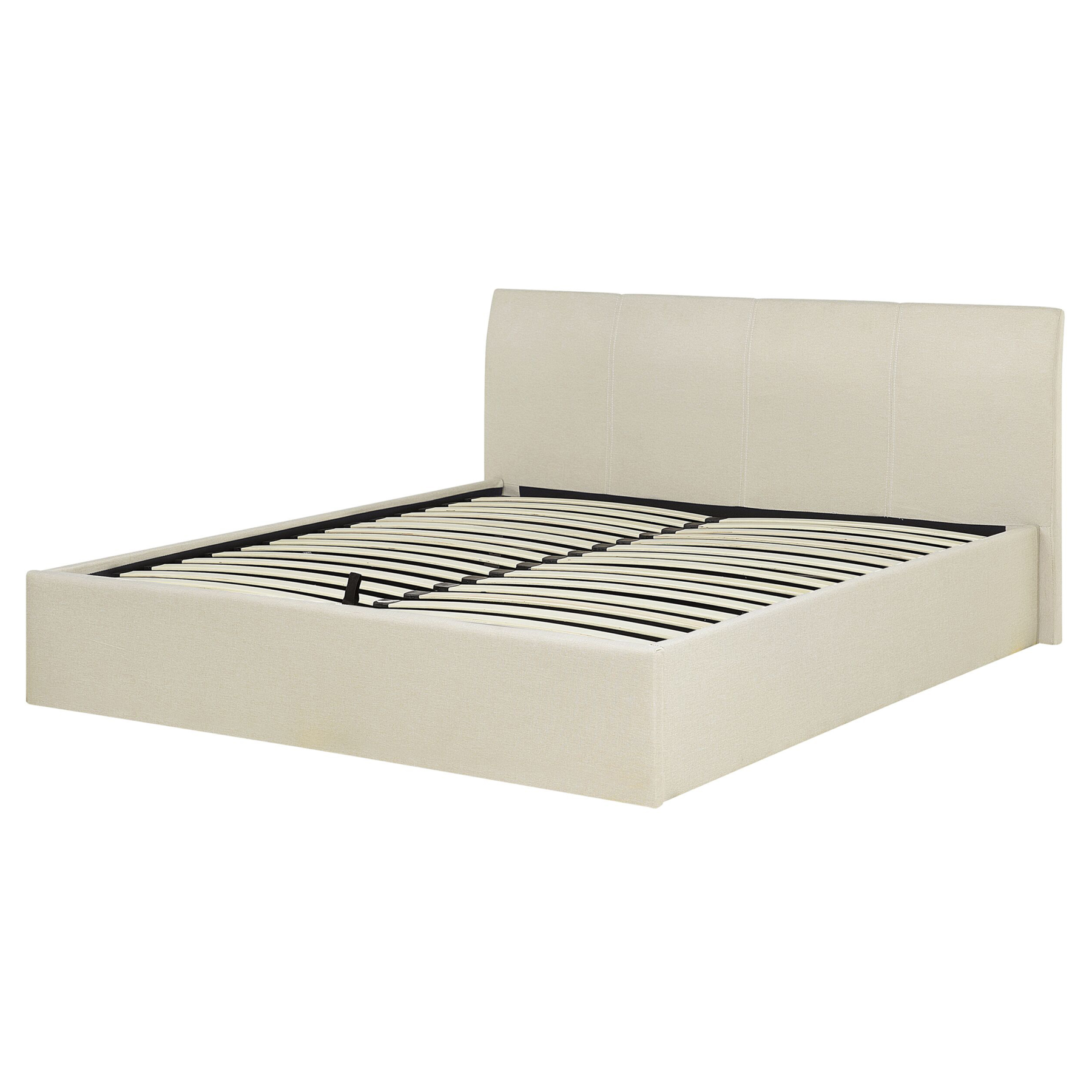 Beliani - ORBEY  - Tweepersoonsbed - Beige - 160 x 200 cm - Polyester