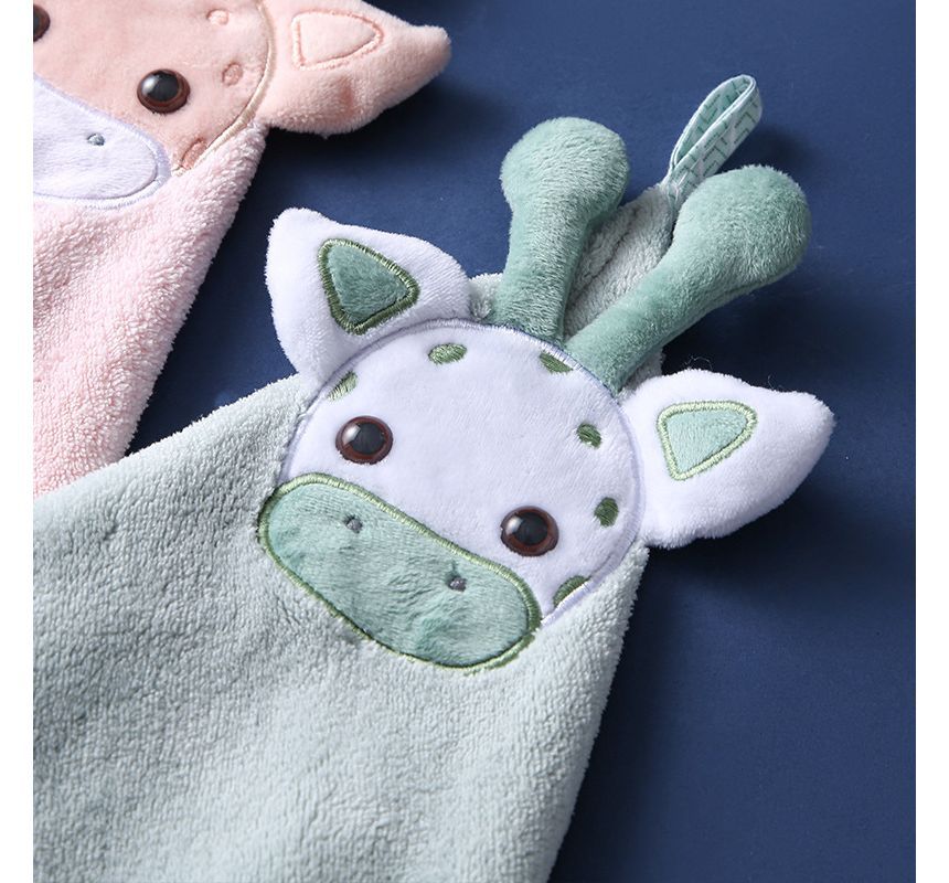 Porcini - Handdoek van geborduurd koraalfleece (verschillende ontwerpen)