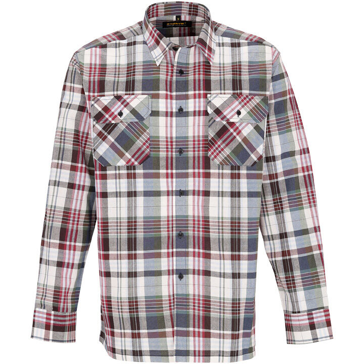 Störvik Egersund - Overhemd - Blauw/Grijs - 3XL