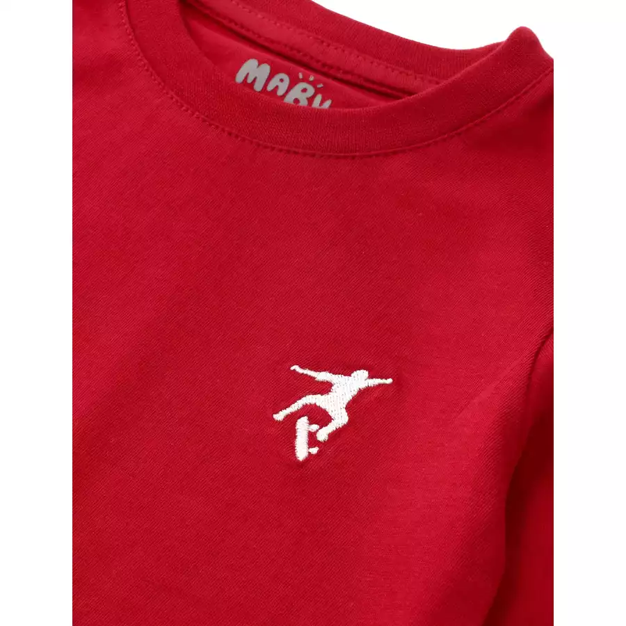 Baby Sweets Shirt Langarm Skater rot grau