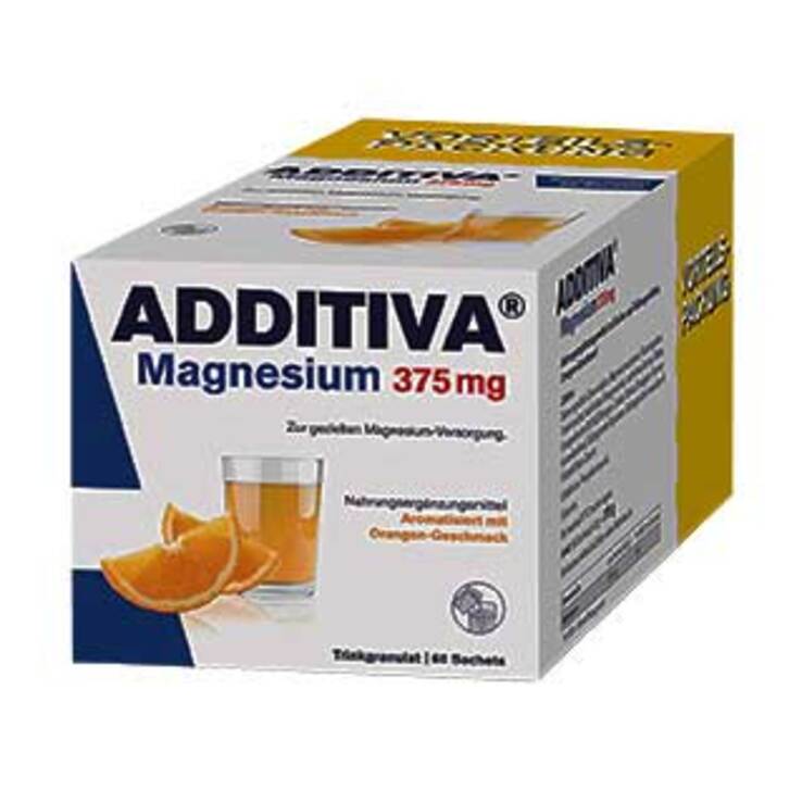 Additiva Magnesium 375 mg Granulat Orange, 60 St