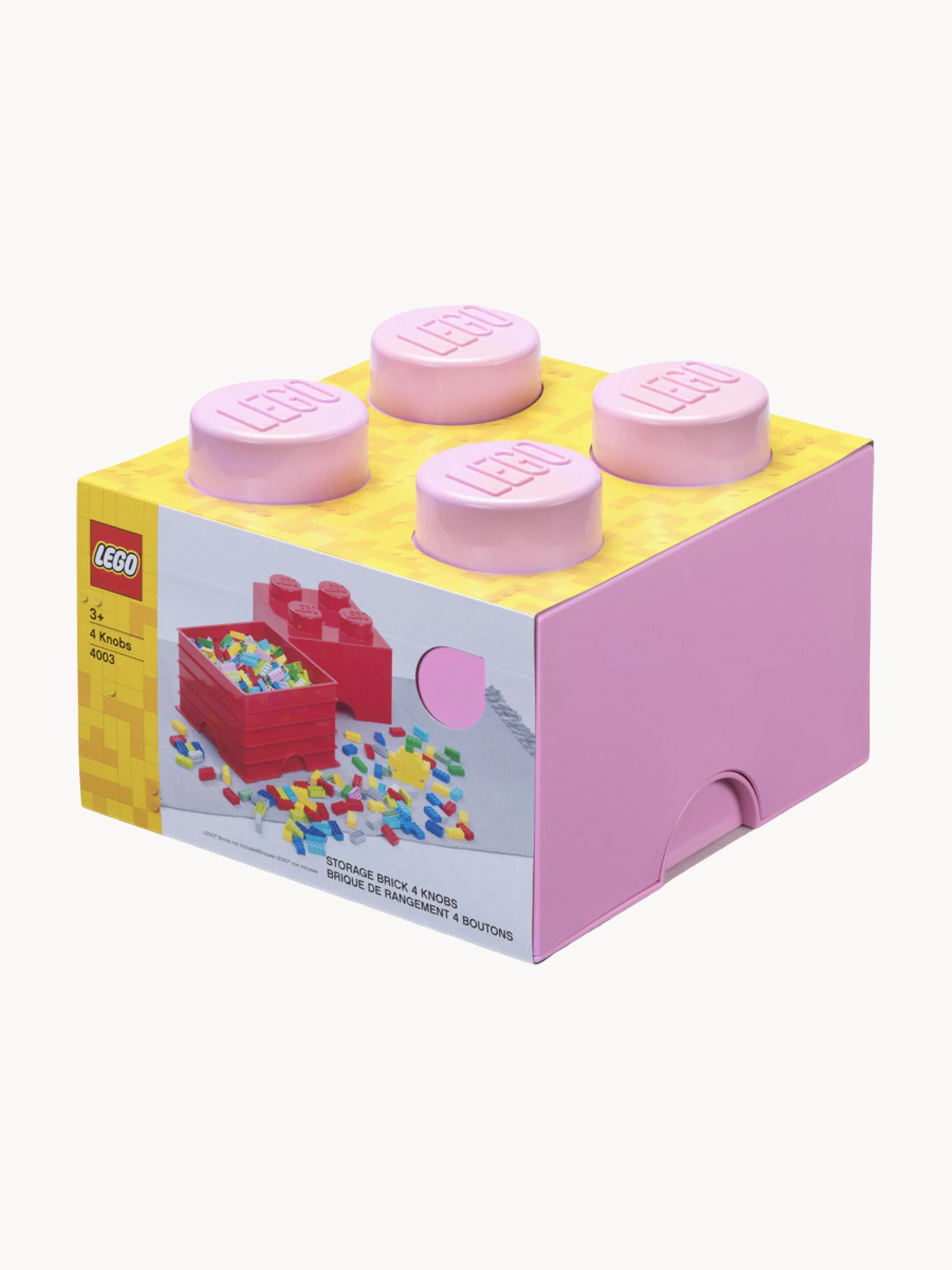 LEGO® opbergdoos Brick met 4 noppen