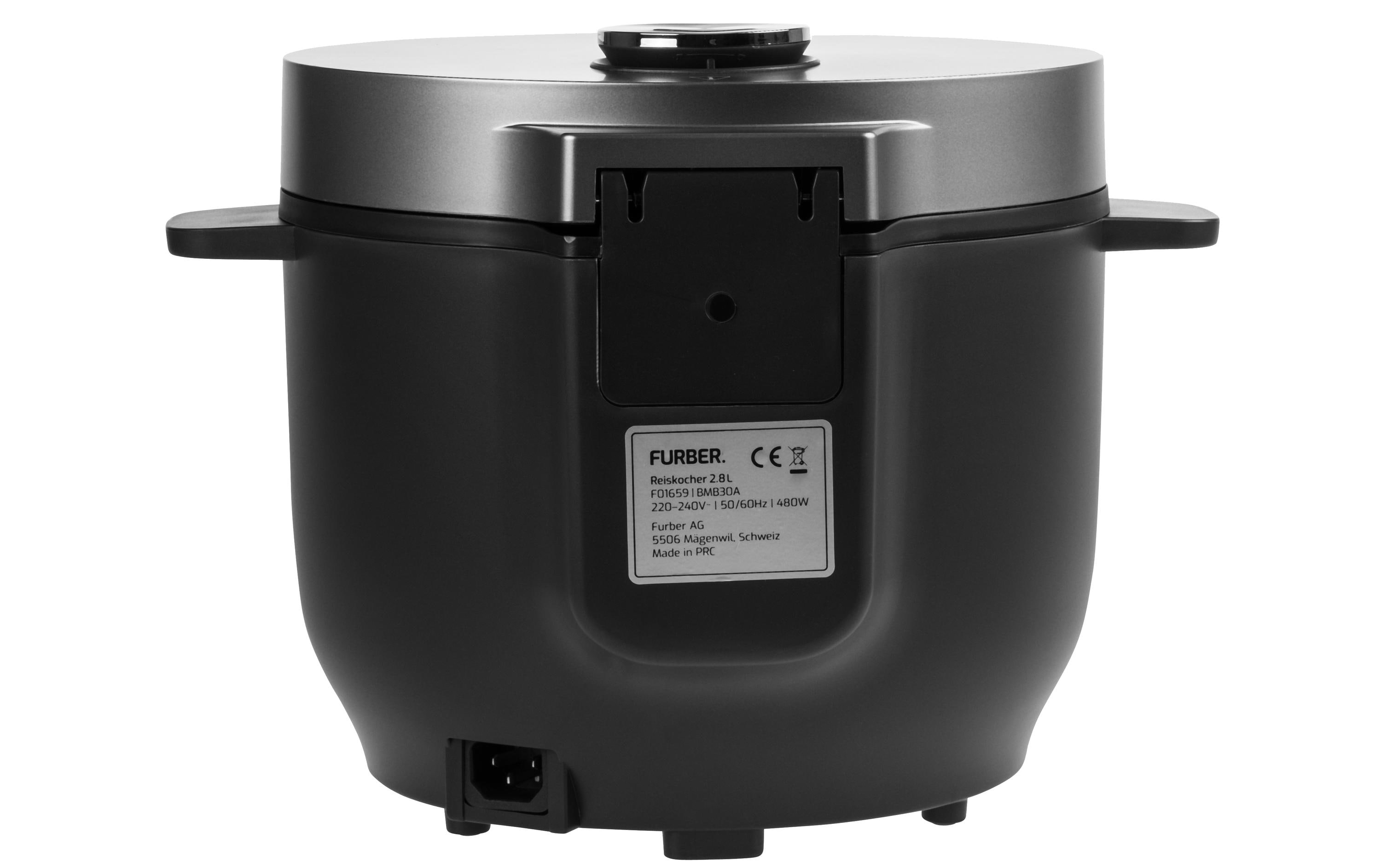 Reiskocher KUN 2.8 L, SchwarzFür perfekt gekochten Reis im Handumdrehen