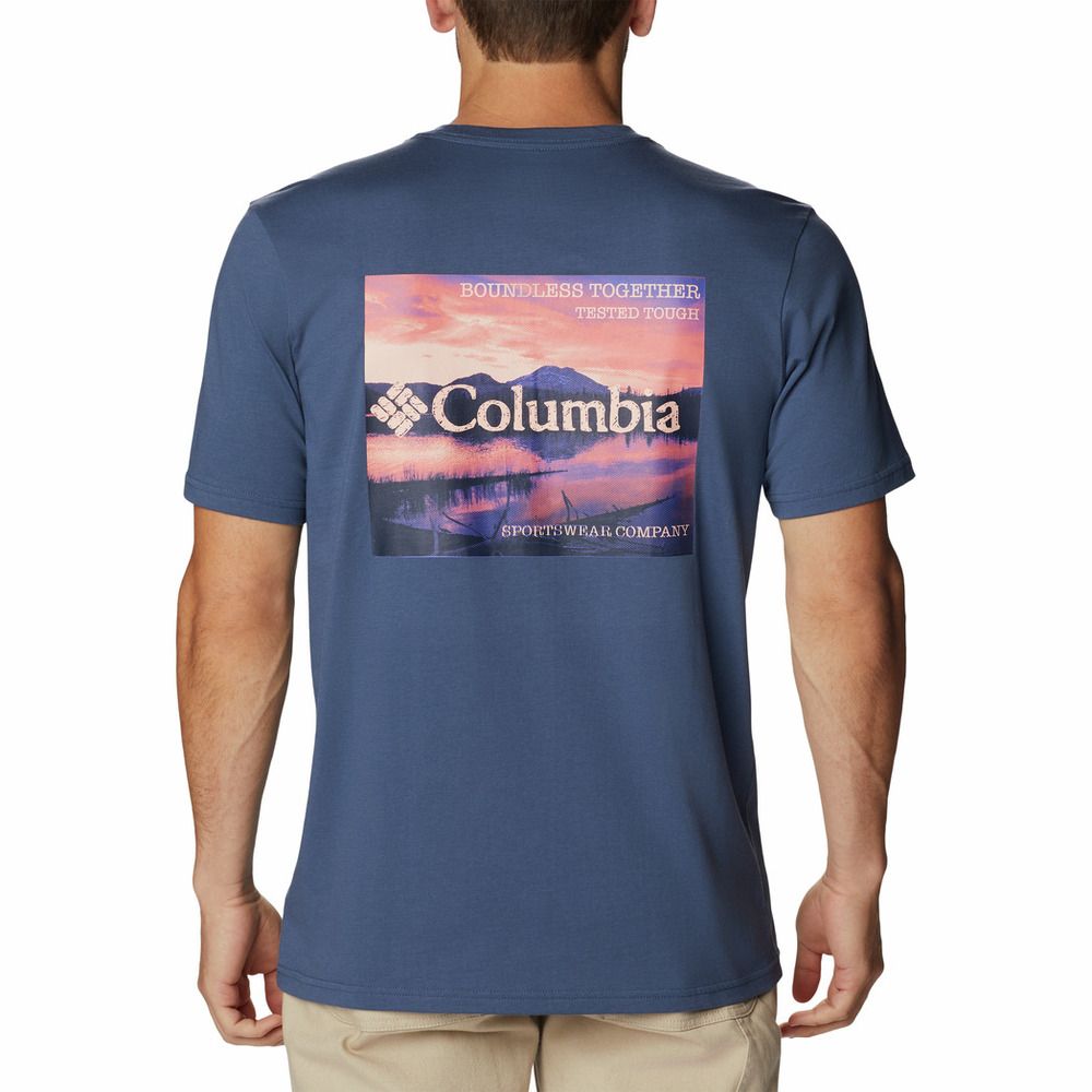 Columbia RAPID RIDGE™ - Tee-shirt Homme dk mountain/na
