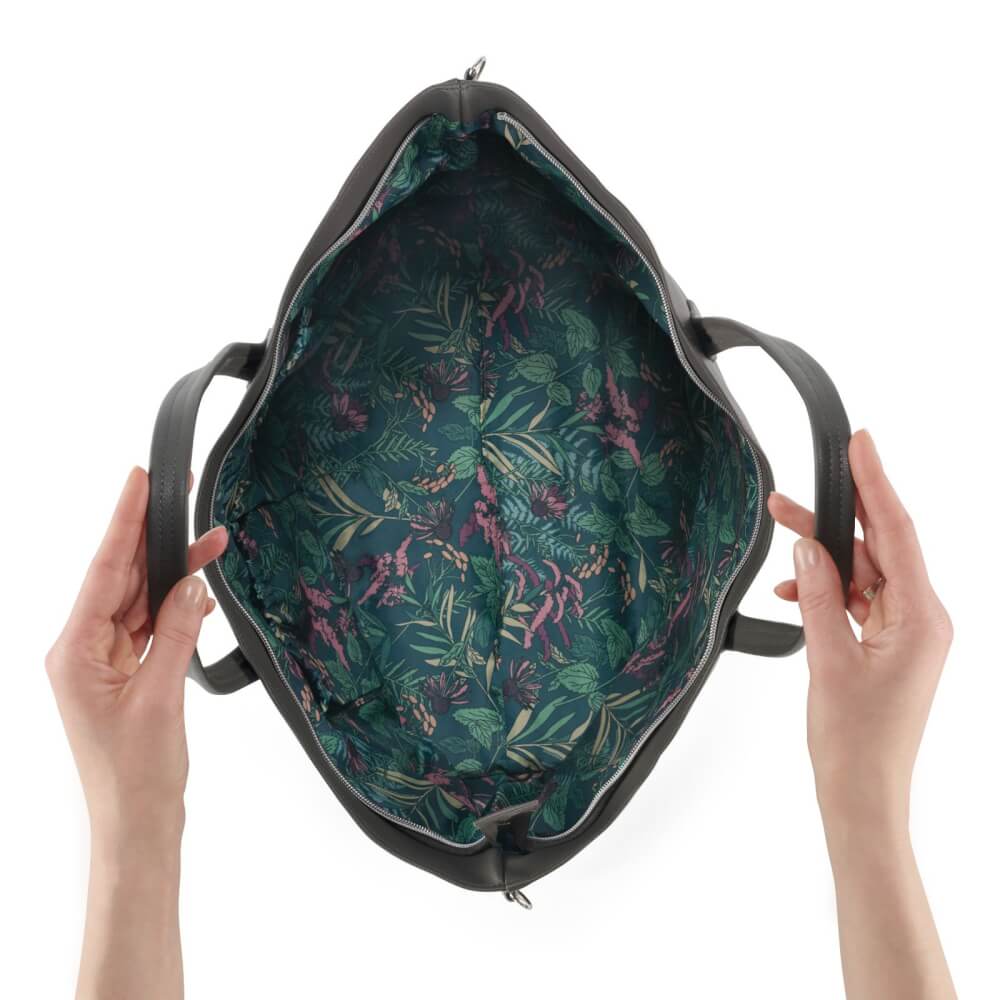 Kinderkraft Mommy Bag NATURE VIBES dark gray