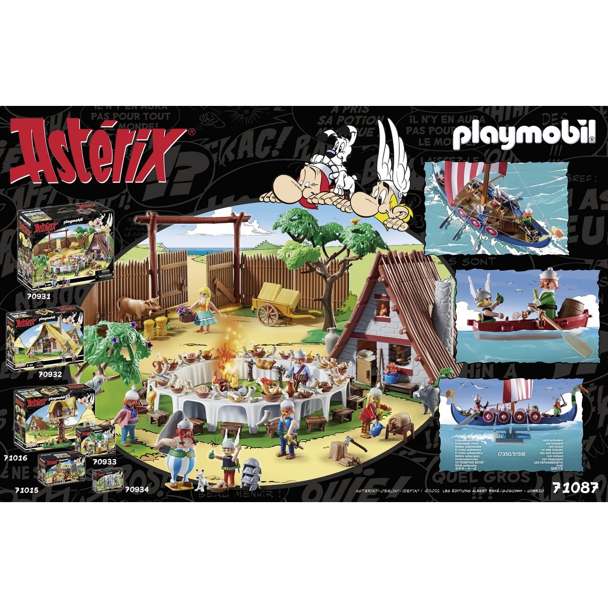 Calendrier Avent Astérix et les Pirates