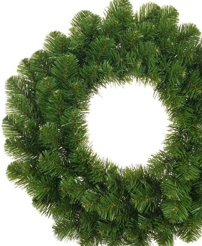 Groene kerstkransen/deurkransen 45 cm - Kerstversiering/kerstdecoratie kransen/voordeur kransen