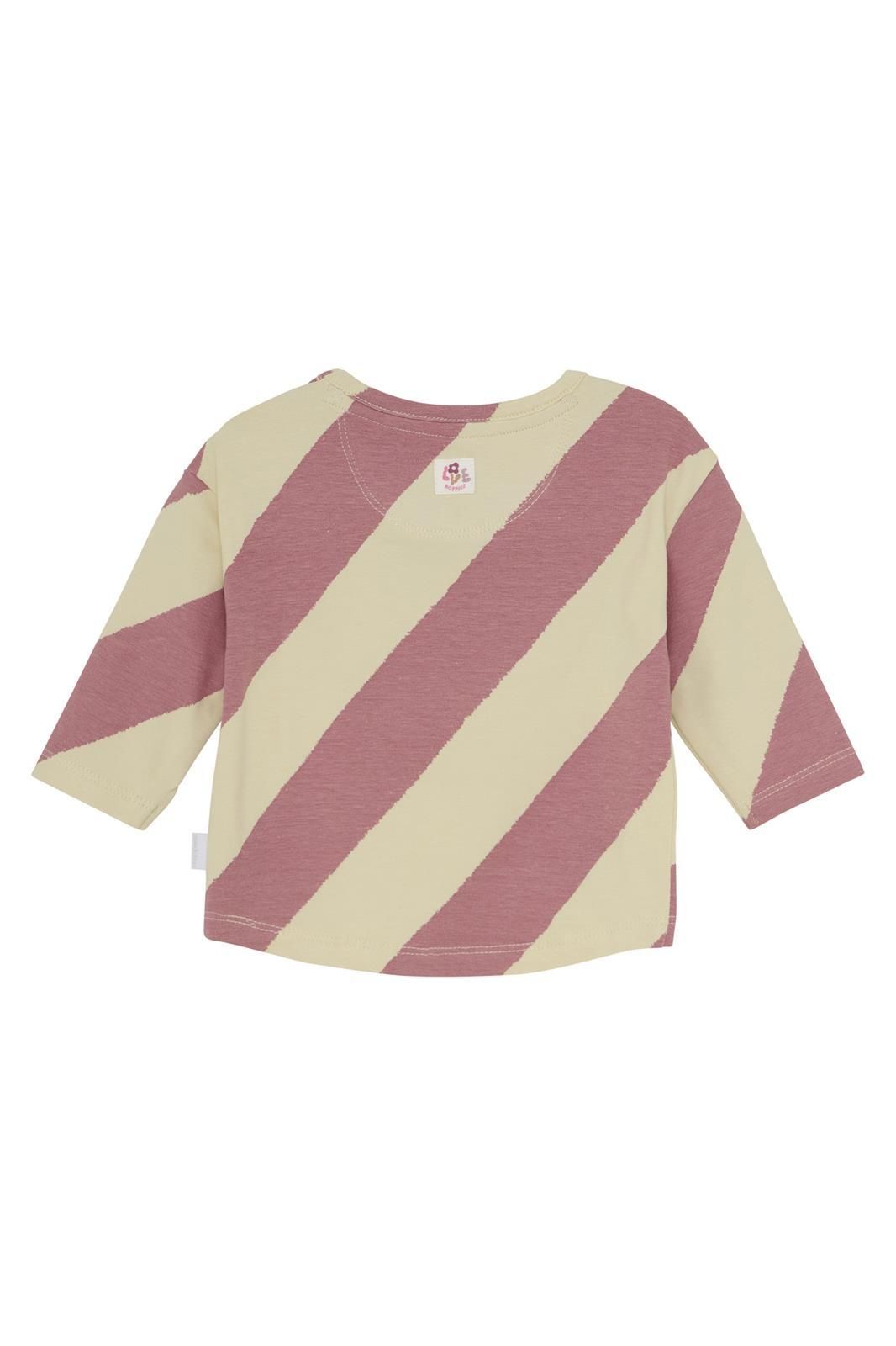 Noppies Baby Longsleeve Talladega - Stripe Pattern Pink