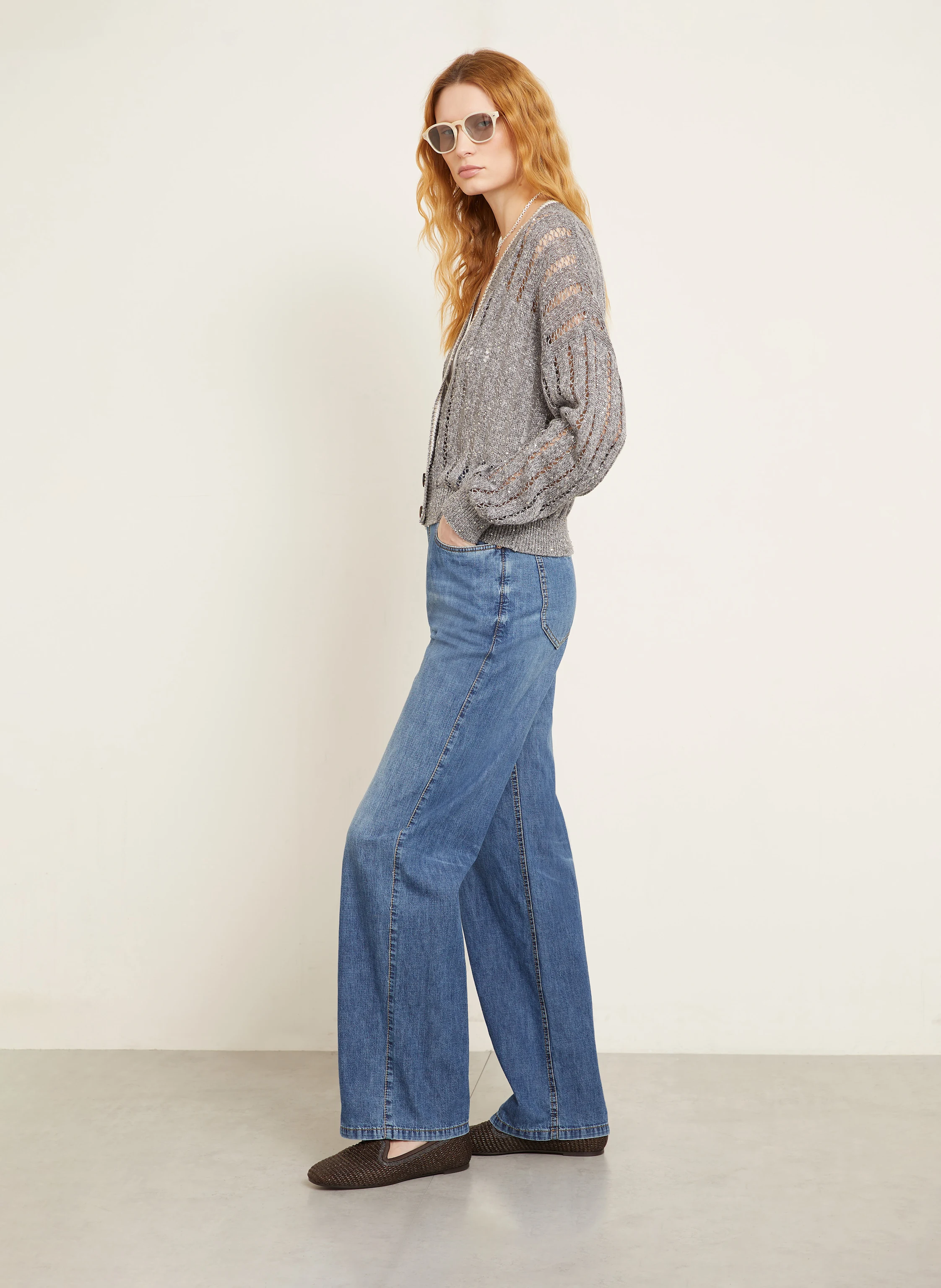 BRUNELLO CUCINELLI Wide Leg Jeans