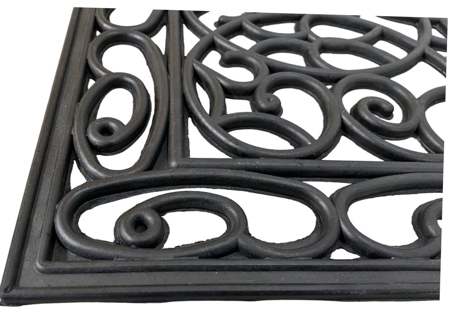 Jet-Line Fußmatte außen Relief Gummi Matte Eingang FußmatteGRAZANA 40x60x0,8cm Ornament