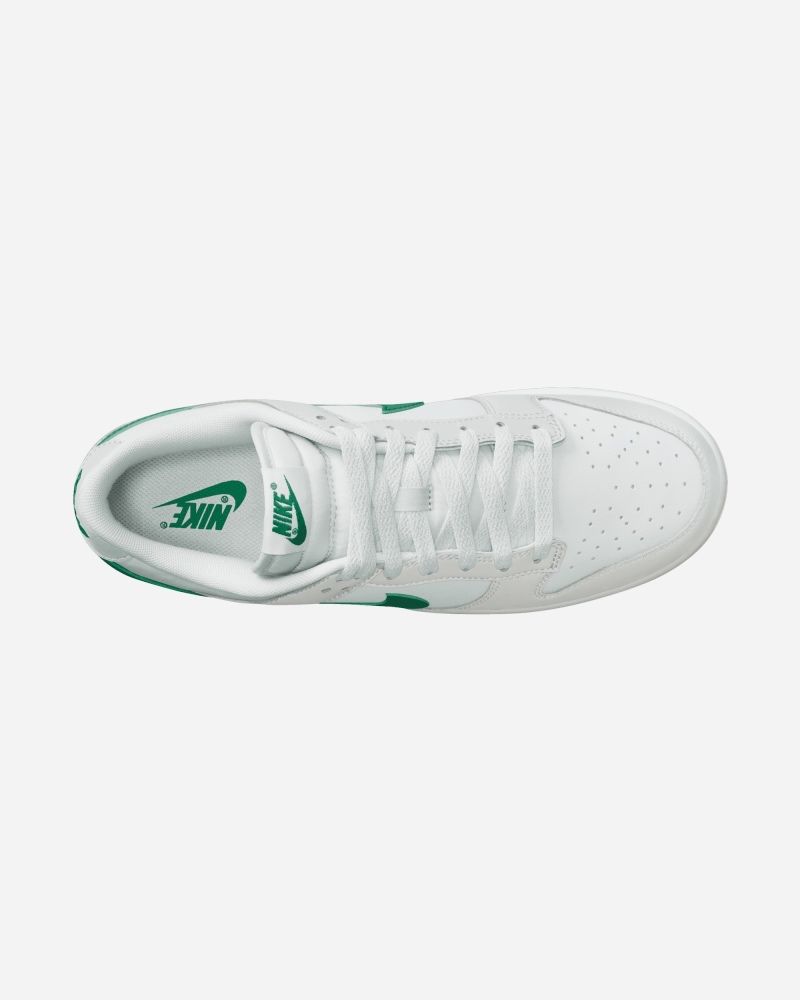 Chaussures Nike Dunk Low Blanc & Vert pour homme