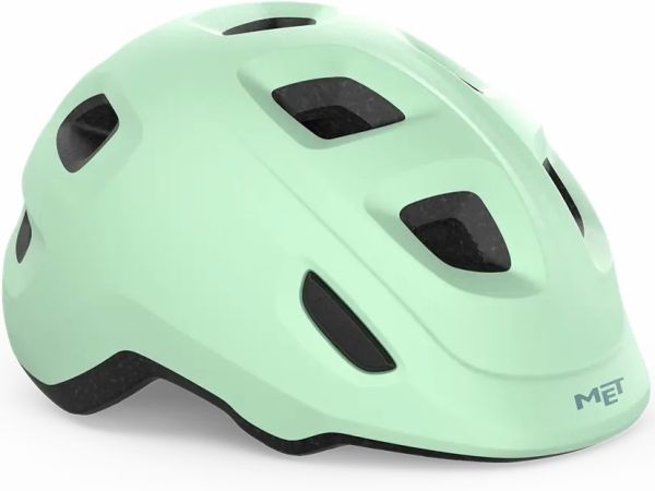 MET Hooray Green Buckle Børnehjelm, Dusted Green/Matt
