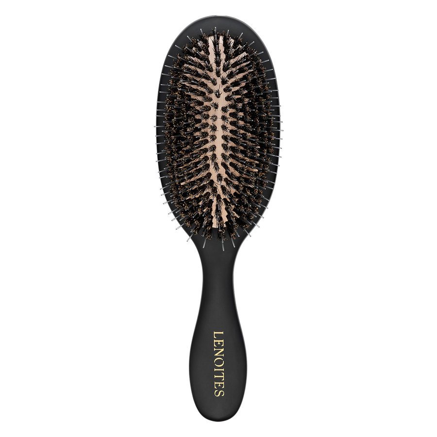Lenoites Hair Brush Wild Boar Black