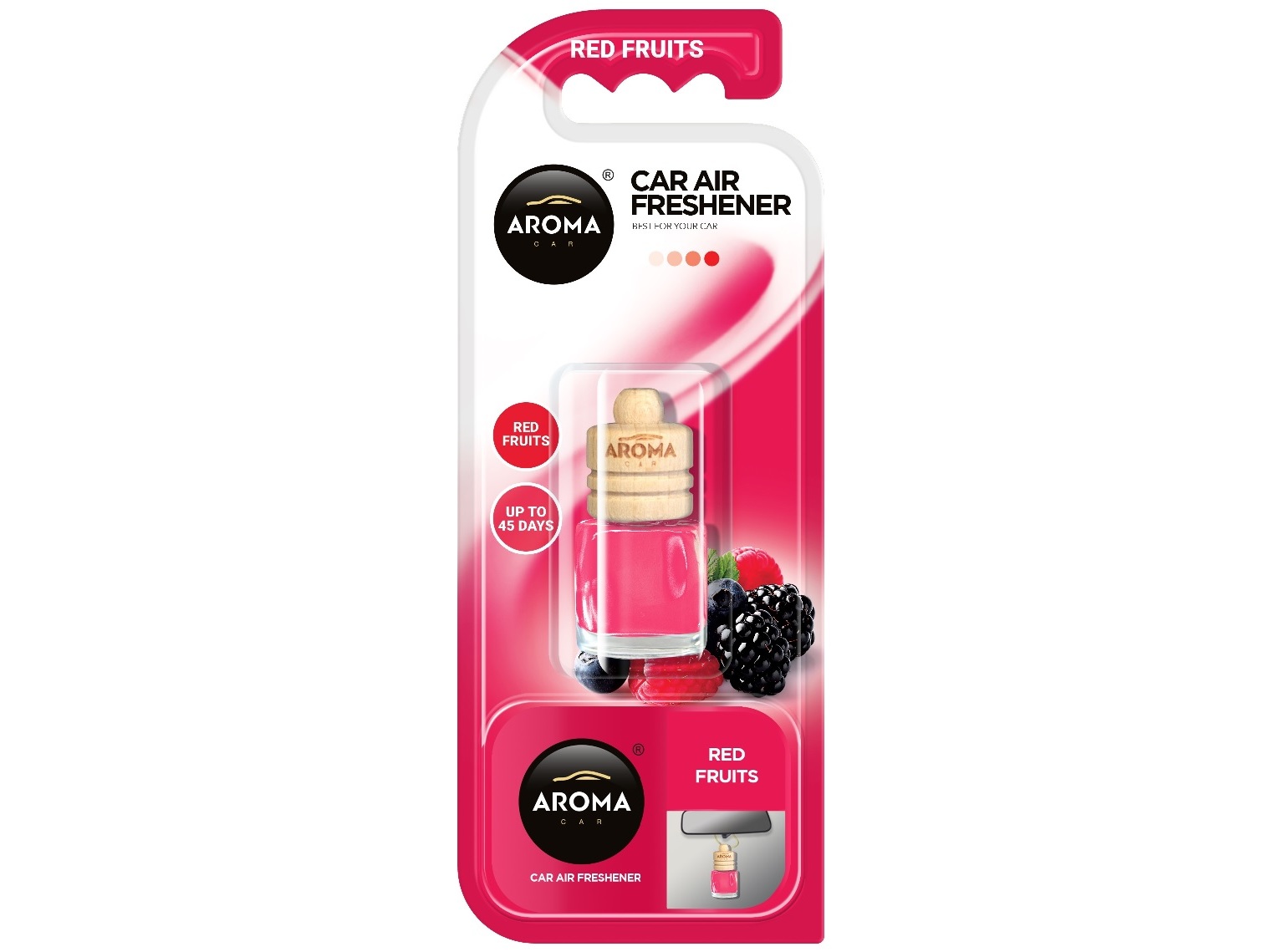 AMBIENTADOR WOOD AROMA CAR RED FRUITS 6ML