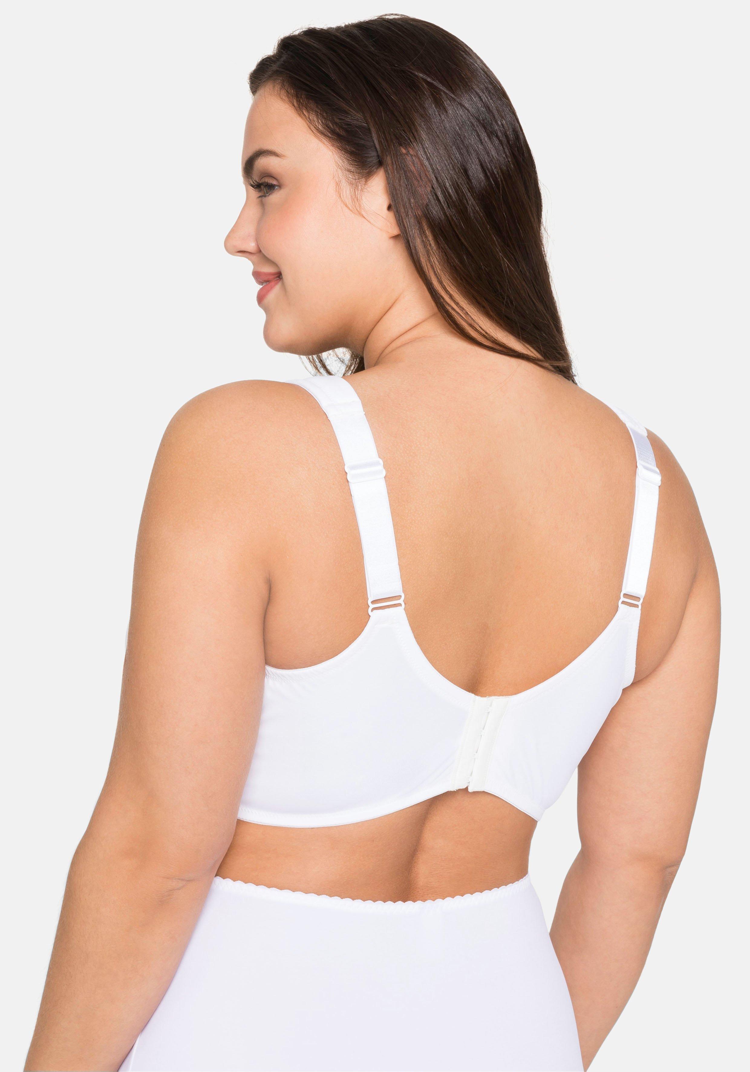 T-Shirt-BH mit Spitze und nahtlosen Cups