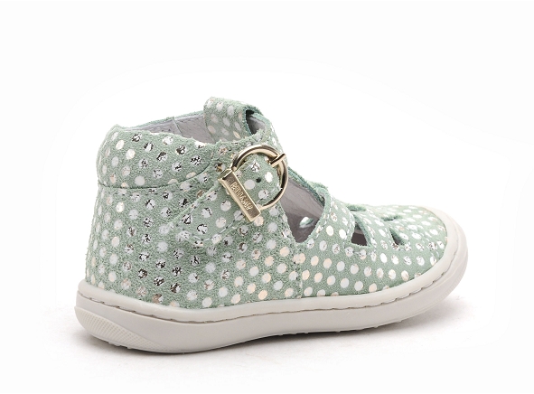 Bellamy nu pieds bebe flex sosso vert